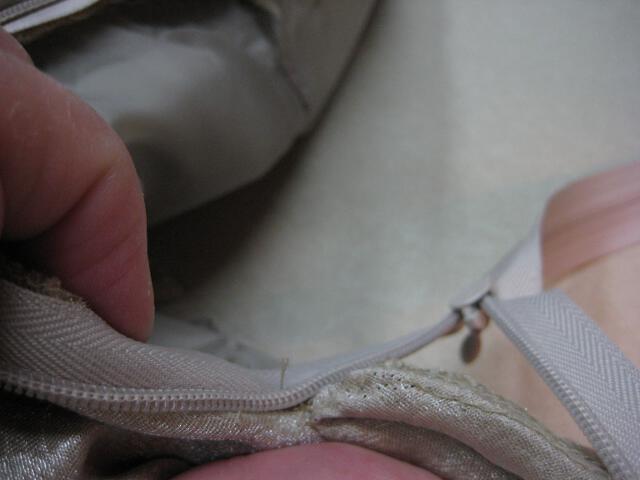 left side invisible zipper