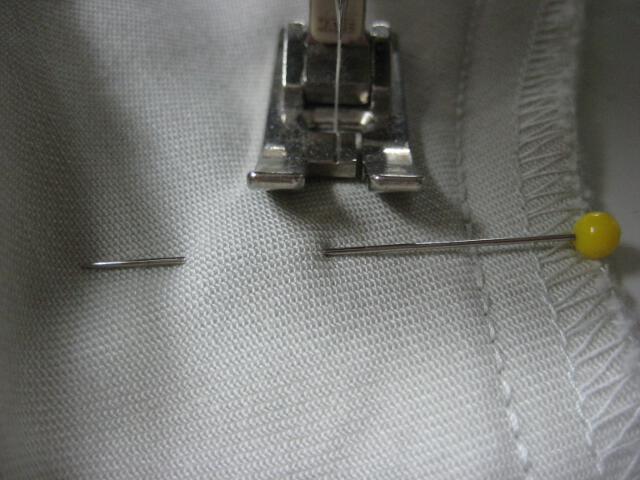 Sew seat seam