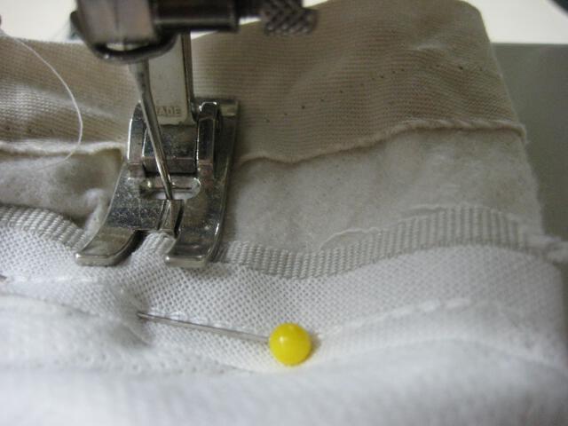 stitch waistband seam
