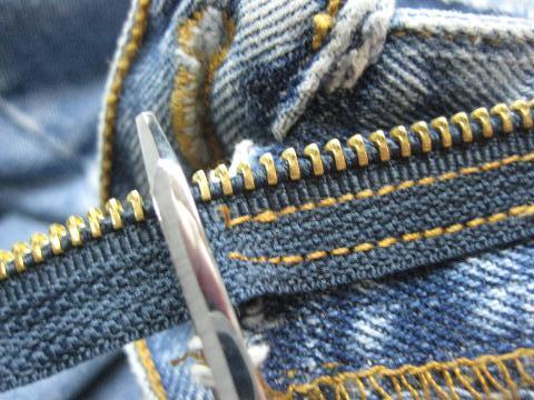 Sew strap to back