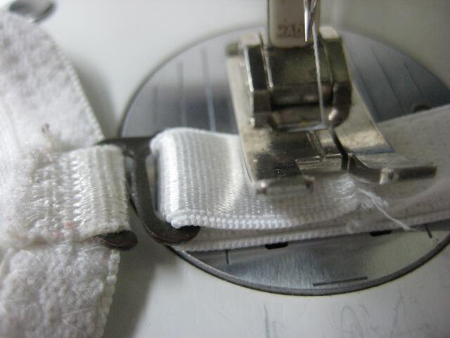 fraying bra strap