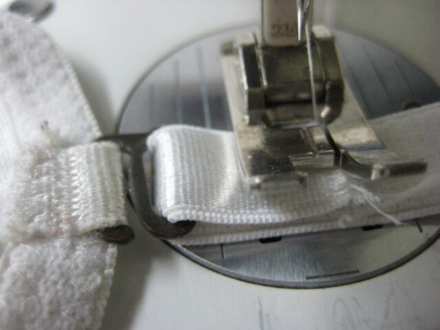 fraying bra strap